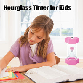FOYOTO purple 10-minute timer aids homework sessions and reading time.
