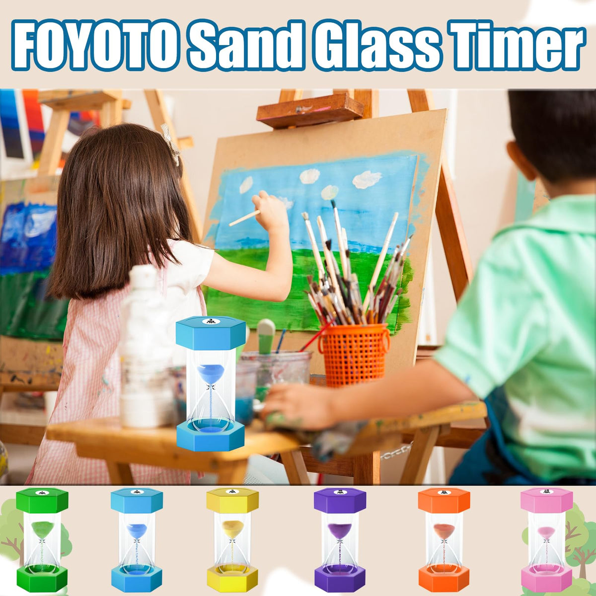 FOYOTO pink 30-minute timer suitable for group activities and meal prep.