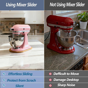 Space-saving design keeps a tidy counter and easy access.