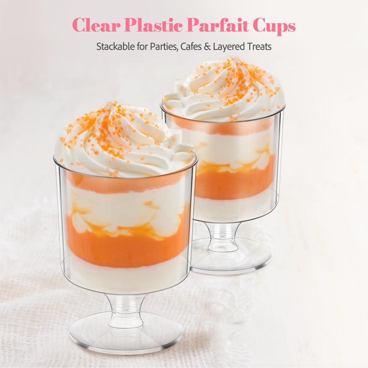 Fracurs catering-ready cups set eases party prep and service