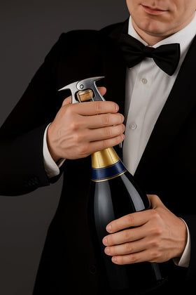 Franmara Champagne Opener 7460 compact dimensions for easy storage