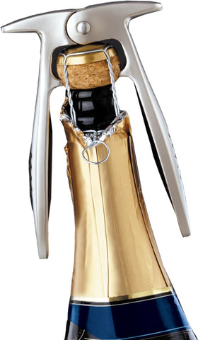 Franmara Champagne Opener 7460 showing non-slip handle for controlled opening