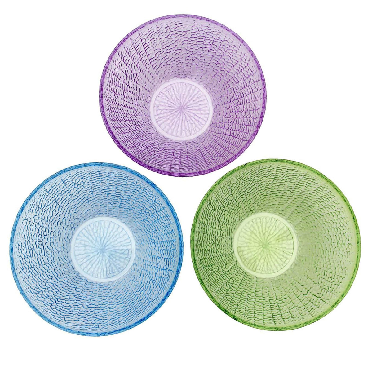 Frcctre deep-sided bowls prevent spills during busy gatherings.