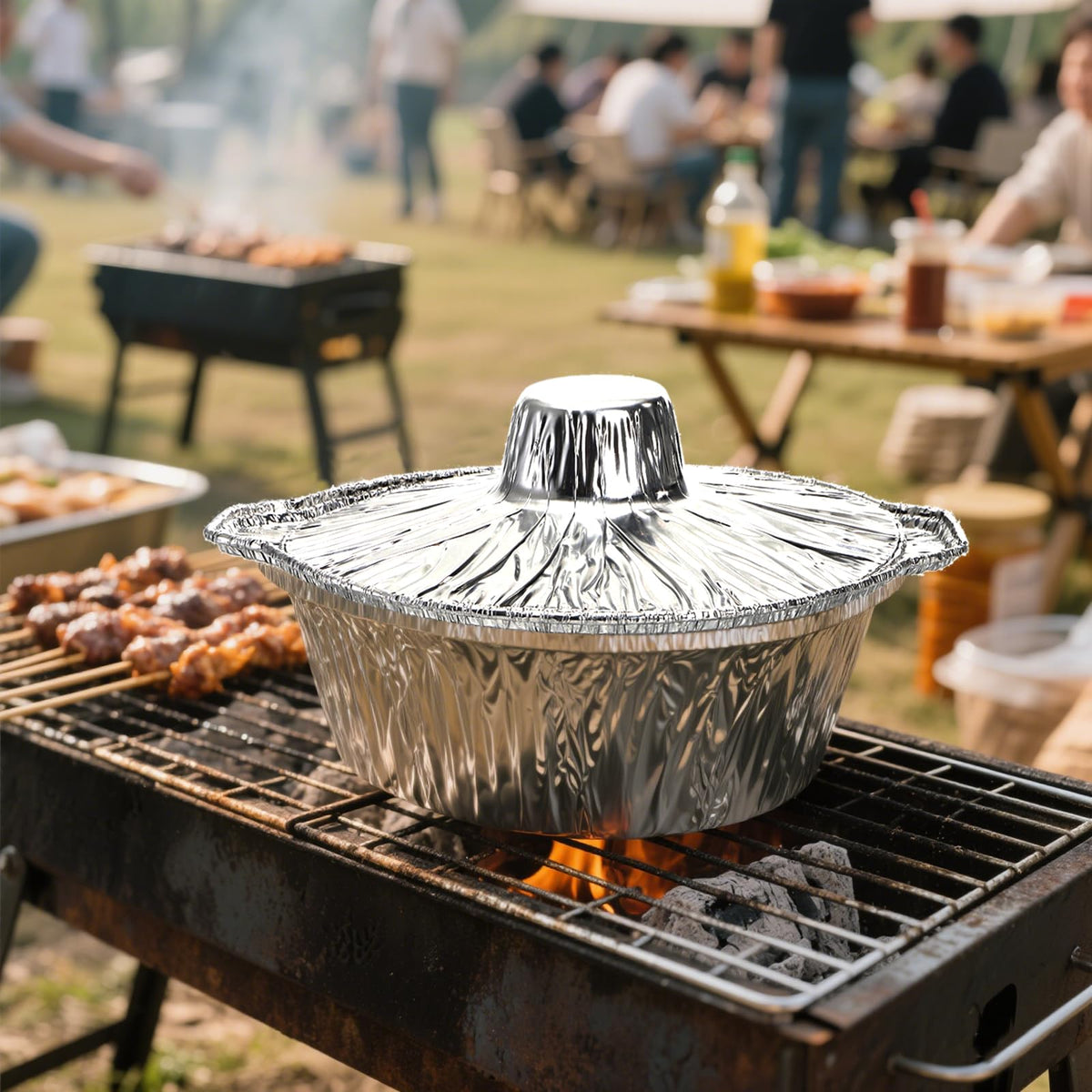 Frcctre hot foods in 2L pot for picnics