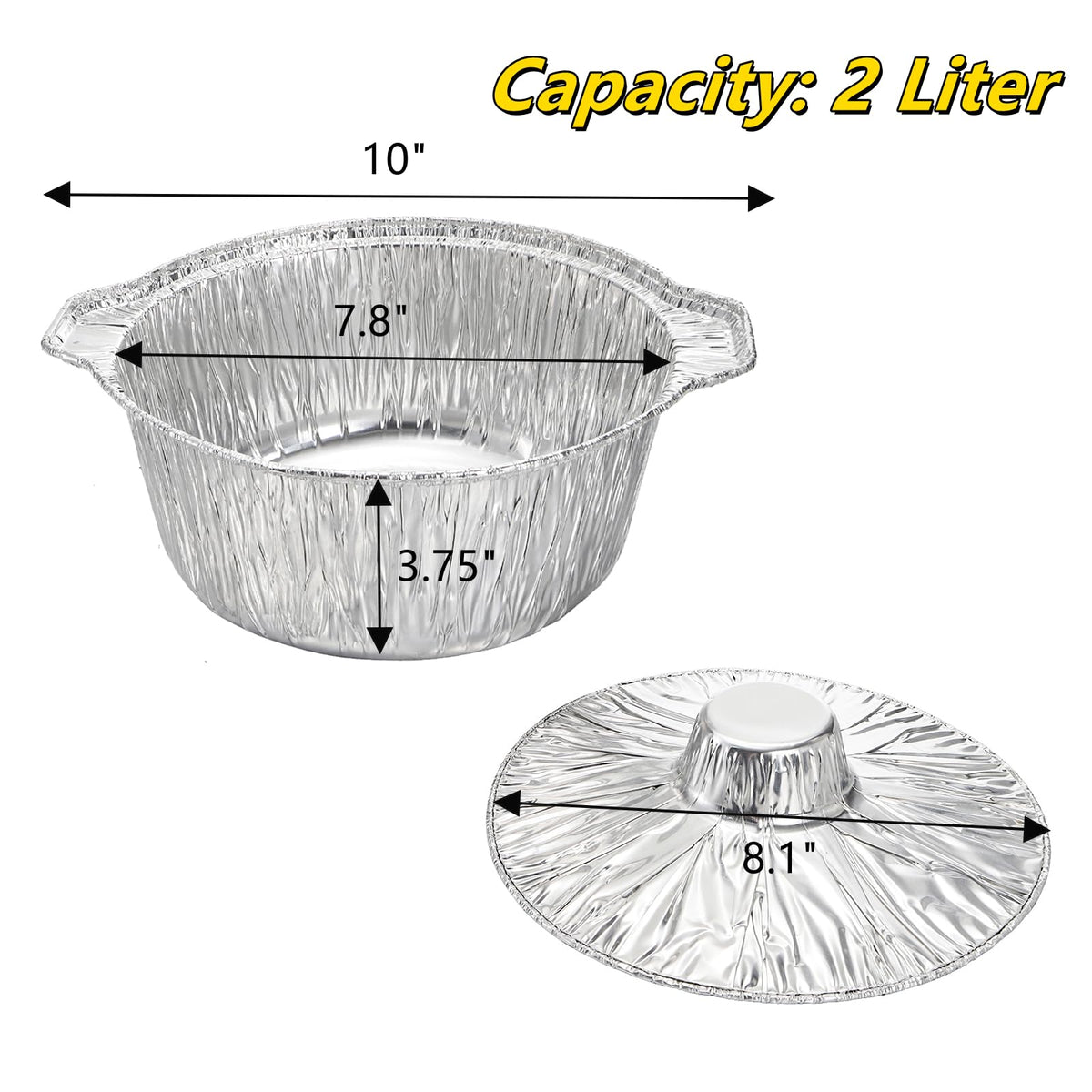 Frcctre pot with lid stackable design for easy storage