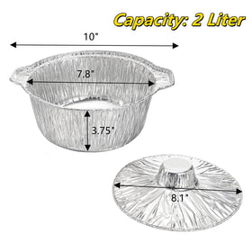 Frcctre pot with lid stackable design for easy storage