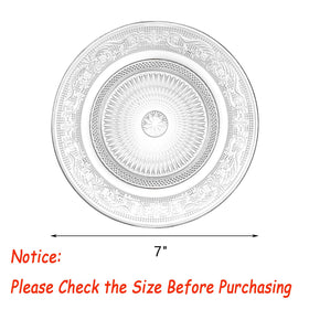 Frcctre glass dessert plates 7-inch, perfect for desserts and appetizers