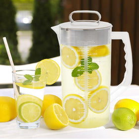 Frcctre sealed, leak-proof lid prevents spills during mixing.