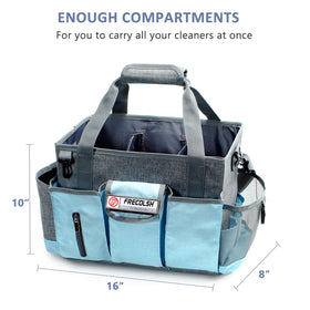FRECOLSH caddy features D-rings and clips for keys and small items