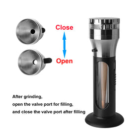Free Boy 2-In-1 grinder side view showing magnetic detach.