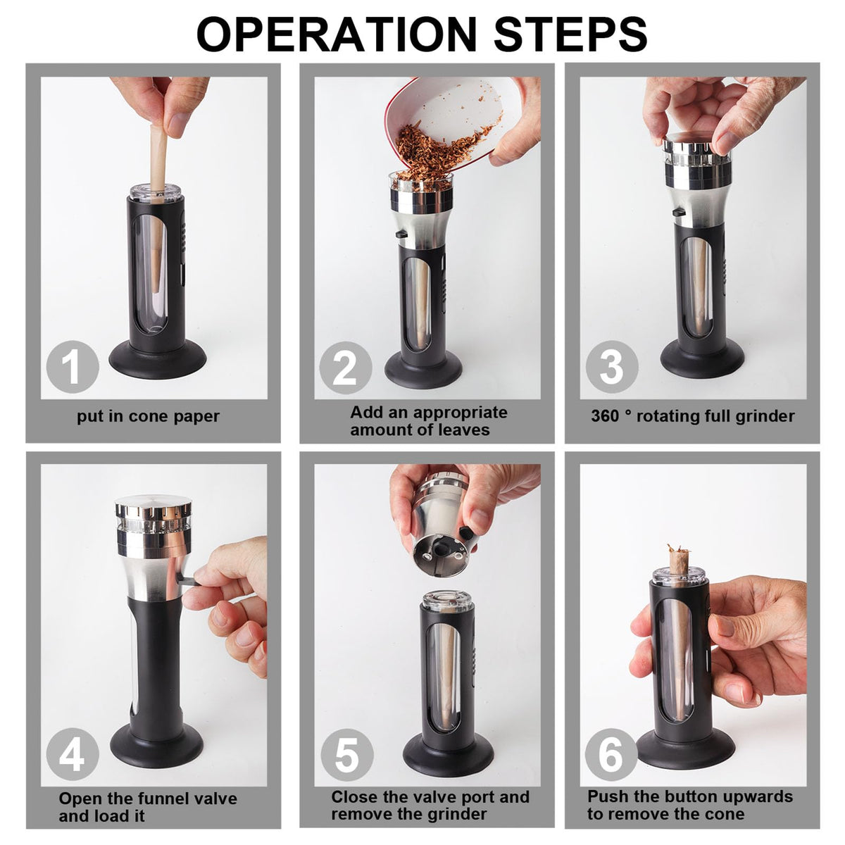Free Boy compact 2.5-inch grinder for travel use.
