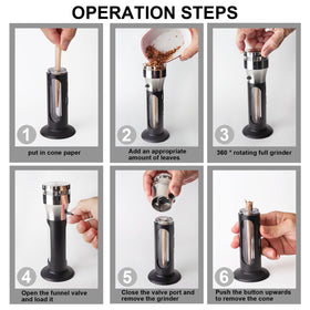 Free Boy compact 2.5-inch grinder for travel use.