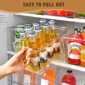 Freebat cabinet organization bins keep items tidy and within reach.