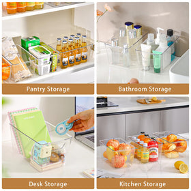 Freebat easy-clean storage bins simplify tidying after busy days.