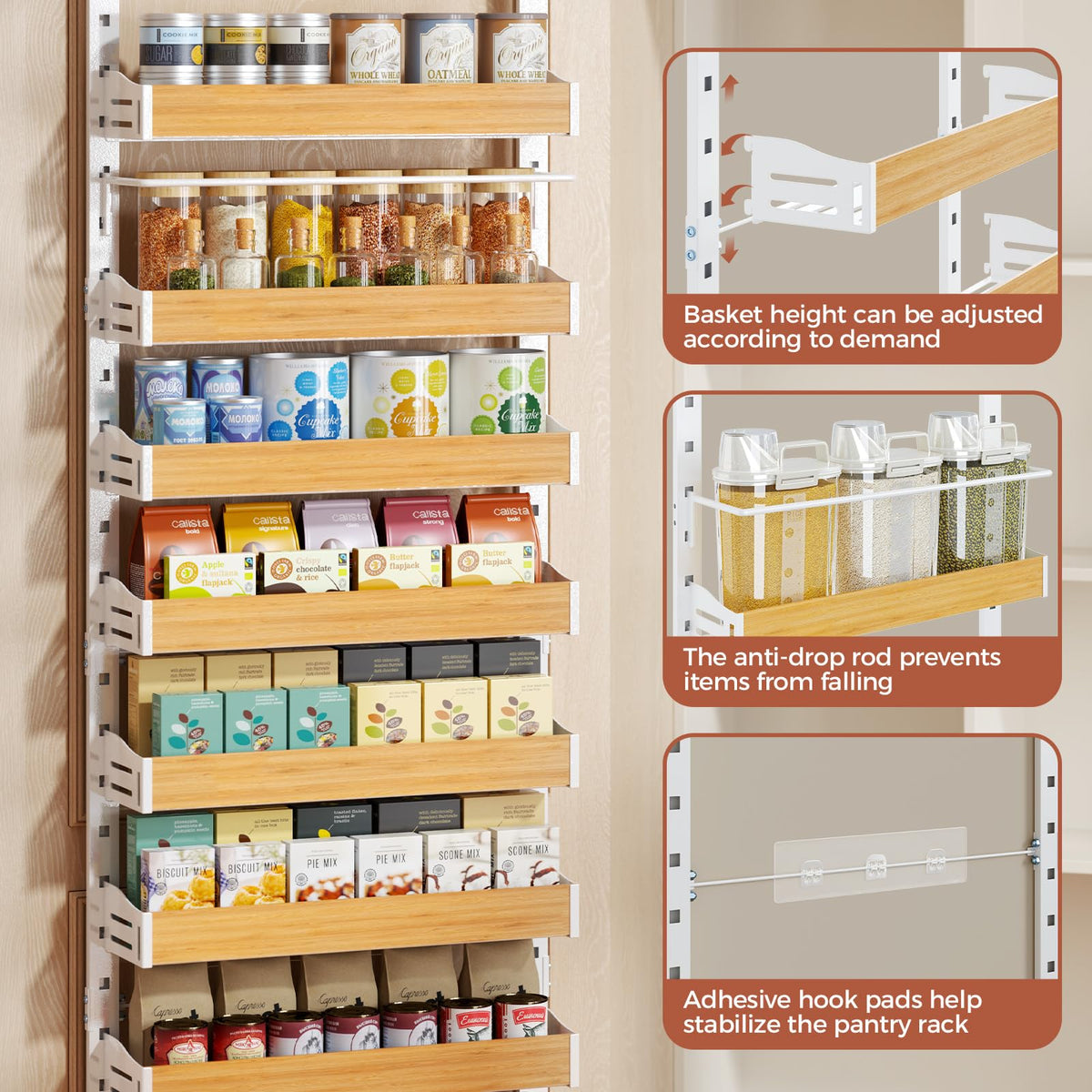 Freexployer anti-rust steel frame ensures durable spice storage.