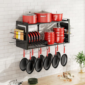 Freexployer versatile wall and countertop solution for kitchen storage.