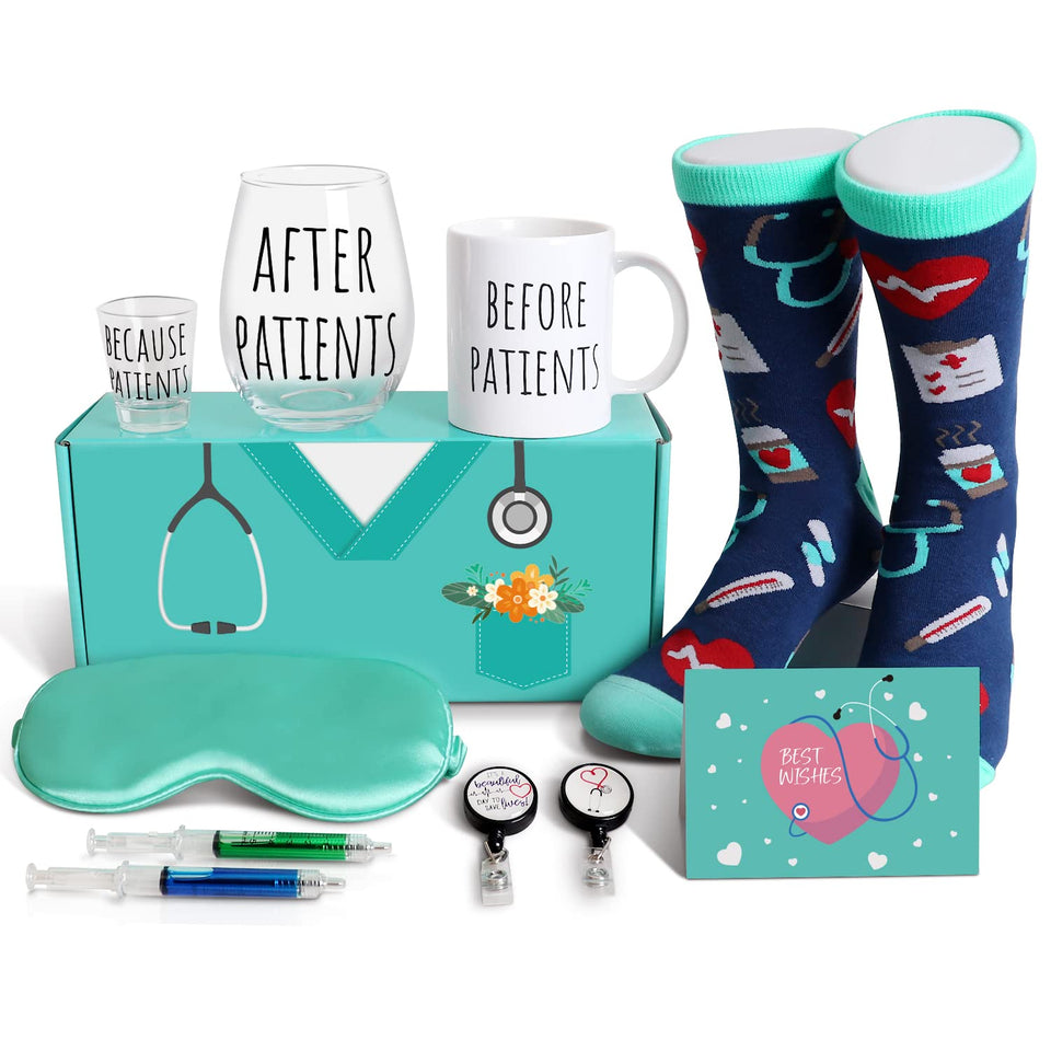Frerdui before-patients-after-patients gifts set in gift box for healthcare appreciation.