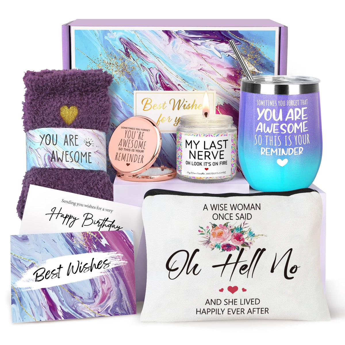 Frerdui birthday gifts woman tumbler for daily hydration and gifting