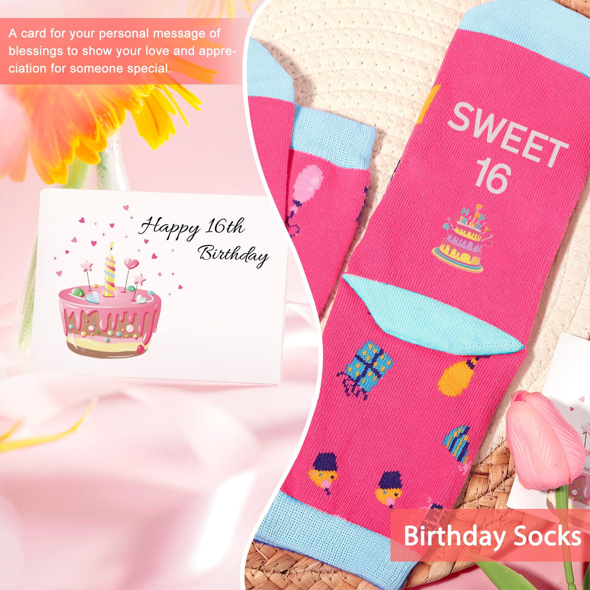 Frerdui cozy birthday socks for warm comfort