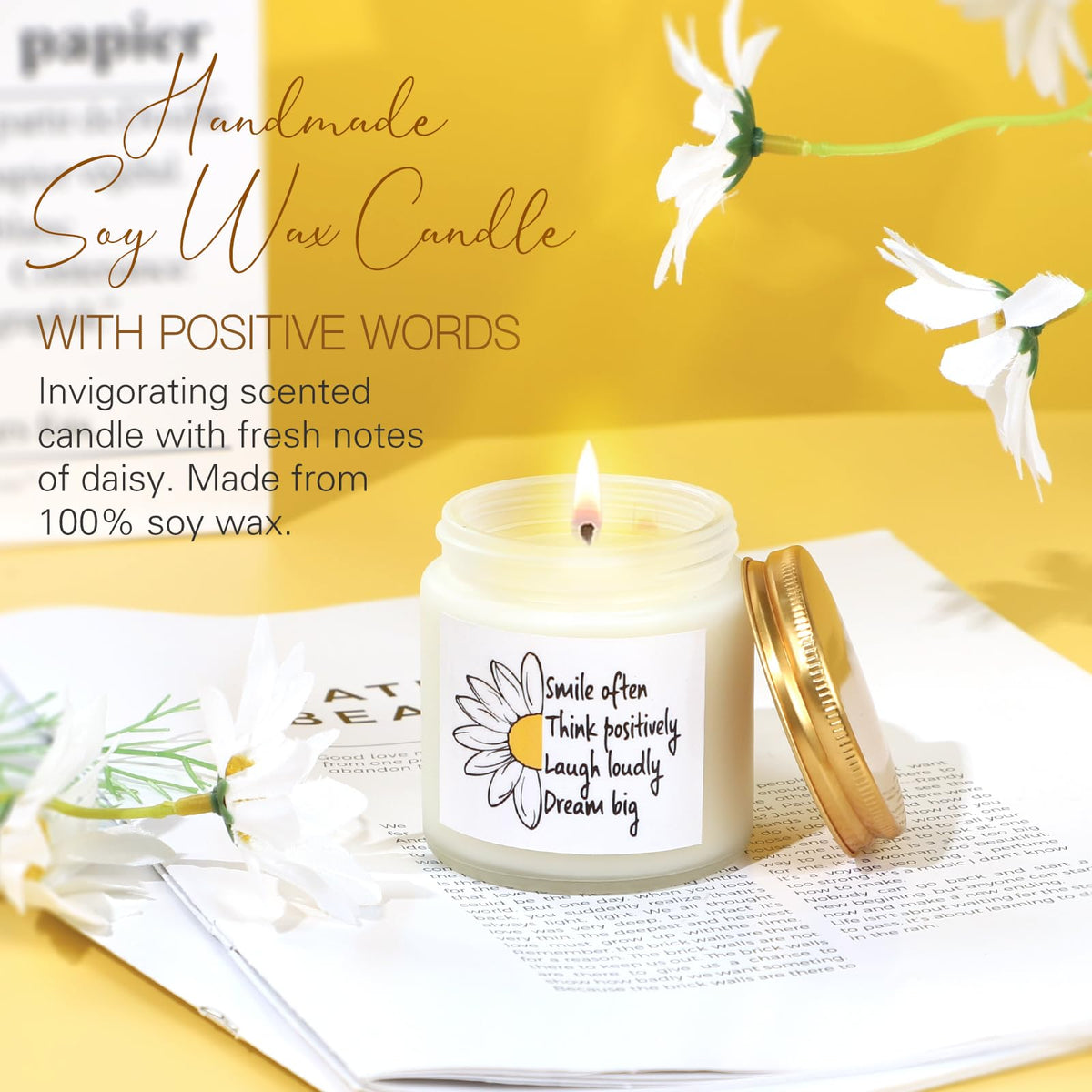 Frerdui Daisy bath bomb offering a soothing aromatic bath