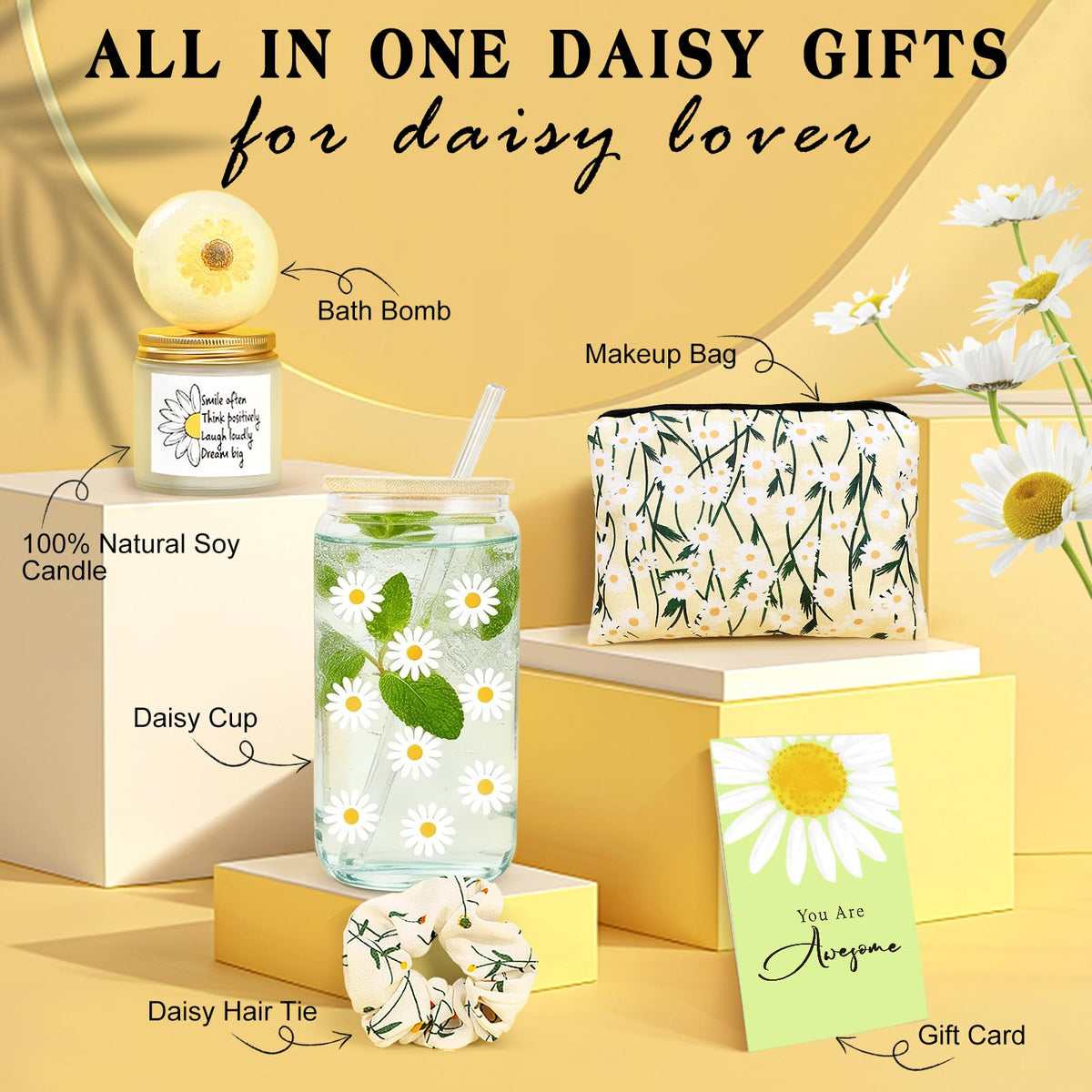 Frerdui Daisy gift card conveys warmth and encouragement