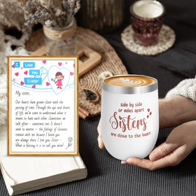 Frerdui 'To my sister' poster adds warm sisterhood decor