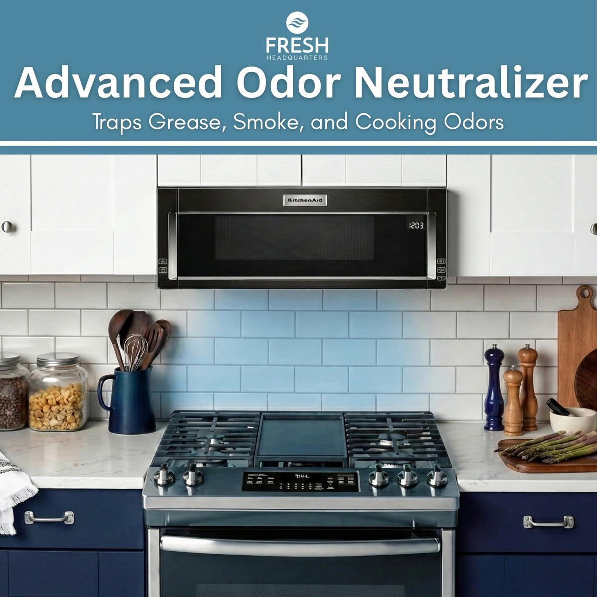 Fresh Headquarters easy-installation design for replacement in seconds.