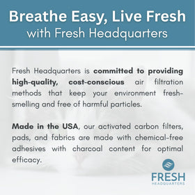Fresh Headquarters made-in-USA badge highlighting American-made quality.