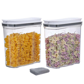 FreshKeeper cereal container with airtight pour spout for mess-free mornings