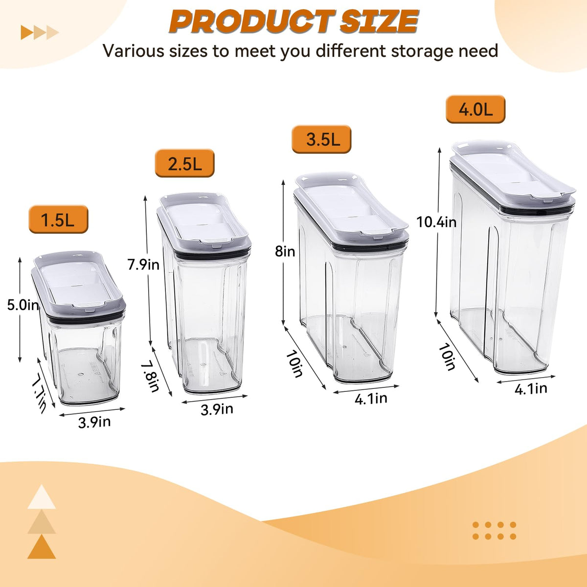 FreshKeeper clear contents view lets you monitor quantities at a glance.