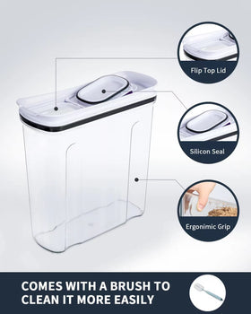 FreshKeeper versatile storage for cereals, rice, pasta, snacks