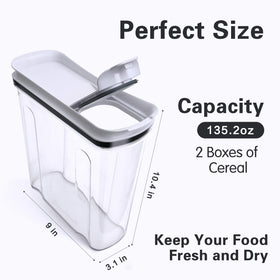FreshKeeper stackable design frees up space in the kitchen