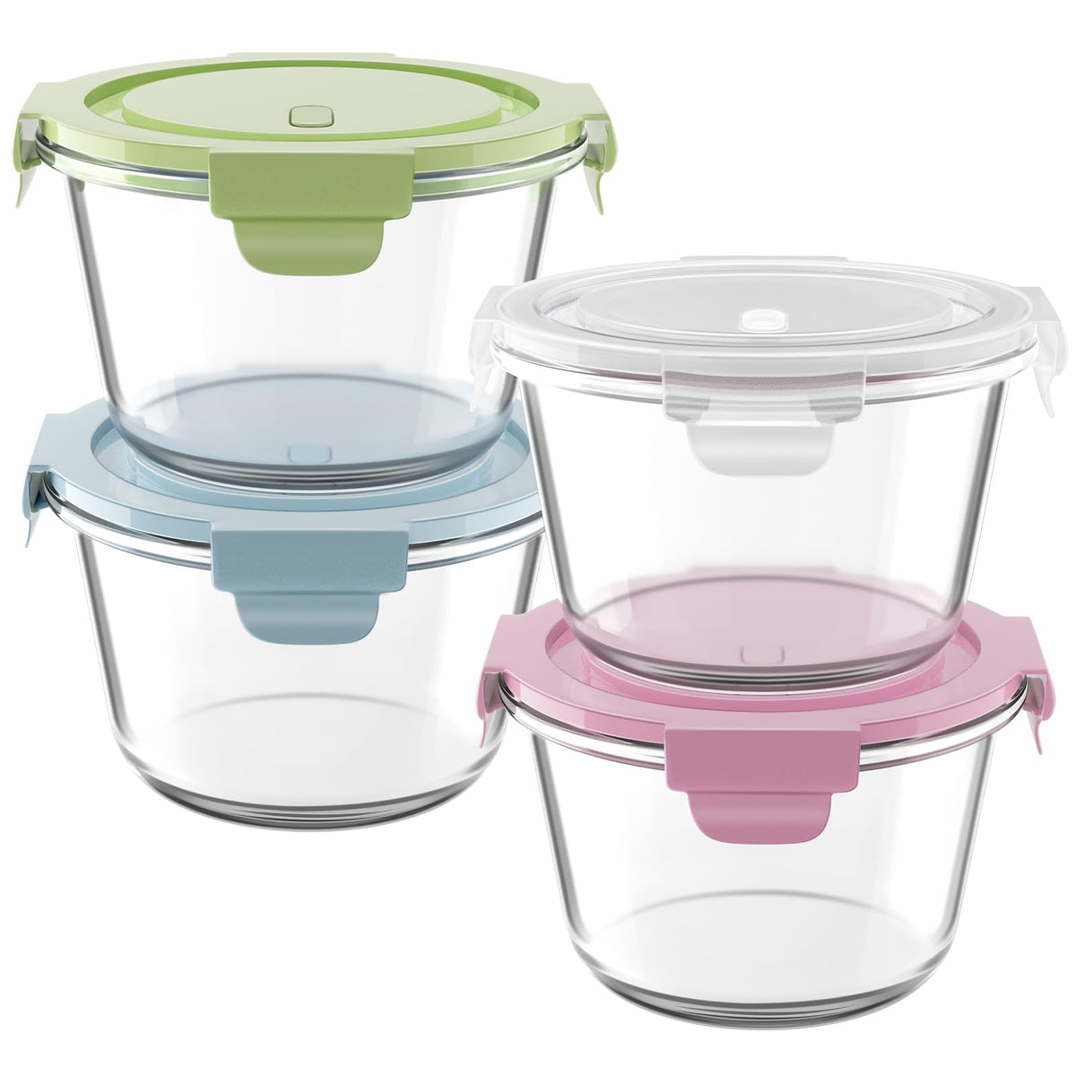 Freshmage lid close-up shows four locking tabs for reliable leak protection.
