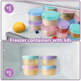 Freshmage 18.6oz meal prep container with clear lid designed for easy portioning.