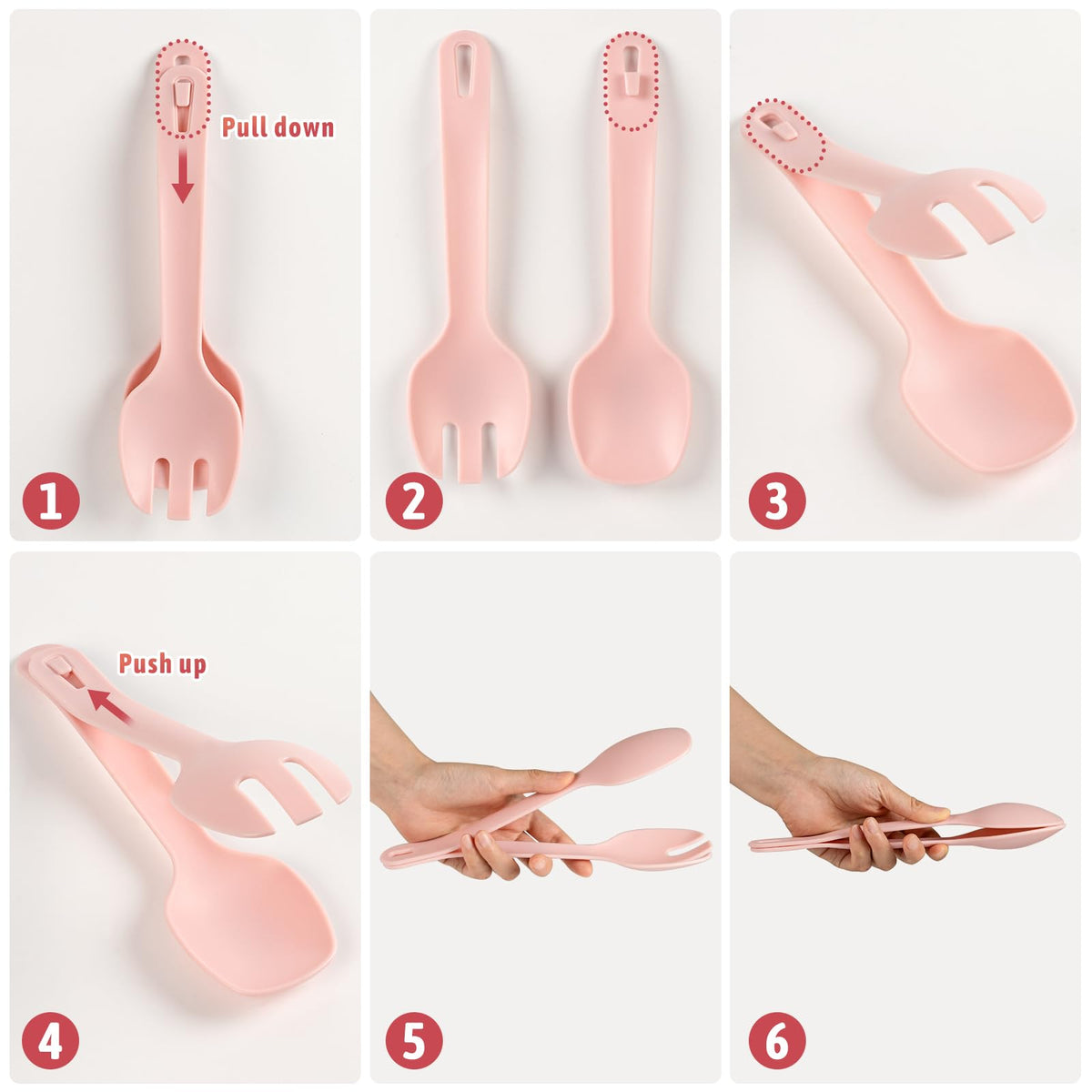 Freshmage 2-in-1 spoon-fork clip included with the set.