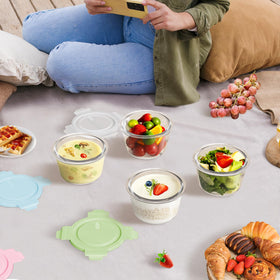 Freshmage airtight lids with four locking tabs ensure reliable freshness.