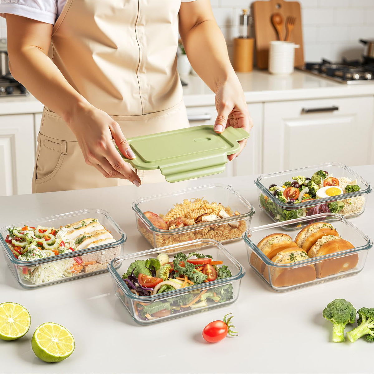 Freshmage premium borosilicate glass resists staining and odors after repeated use.