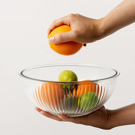 Freshmage glass bowls with BPA-free lids for safe storage