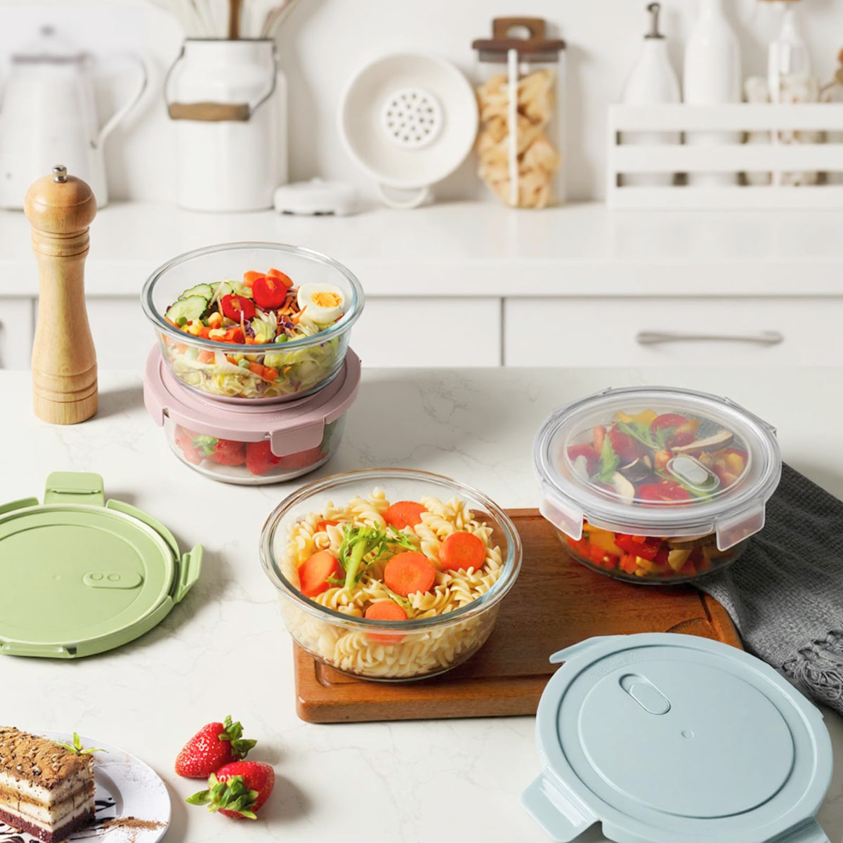 Freshmage BPA-free lids are dishwasher-safe for easy cleanup.