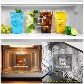 Freshmage cup-holder-friendly 20oz tumblers suitable for car trips.
