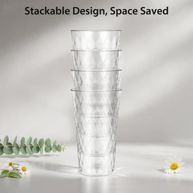 Freshmage home dining setup with 20oz glasses on a table.