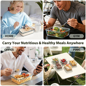 Freshmage dishwasher-safe design simplifies cleanup after meal prep and storage.