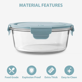 Freshmage dishwasher-safe glass storage for quick cleanup and reuse