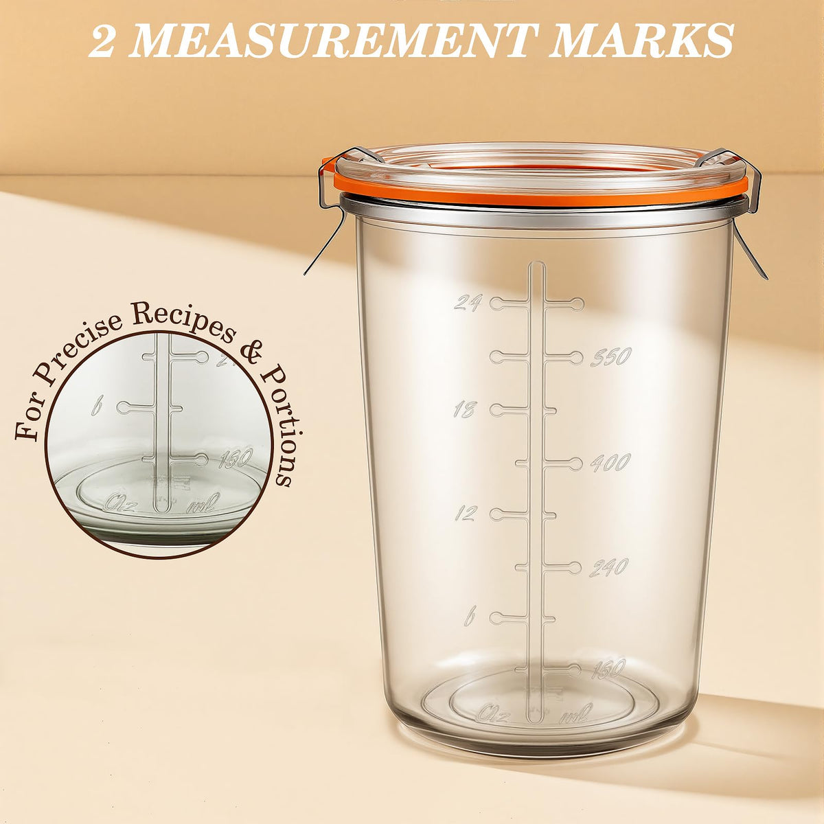 Freshmage dishwasher safe glass simplifies cleaning after prep.