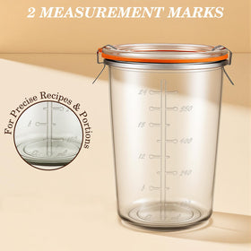 Freshmage dishwasher safe glass simplifies cleaning after prep.