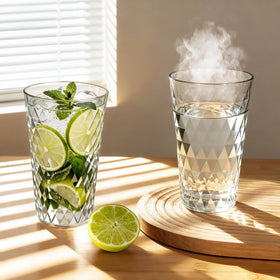 Freshmage dishwasher-safe and microwave-safe glasses for convenient daily use.