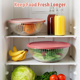 Freshmage dishwasher-safe nesting bowls save space and simplify cleanup.