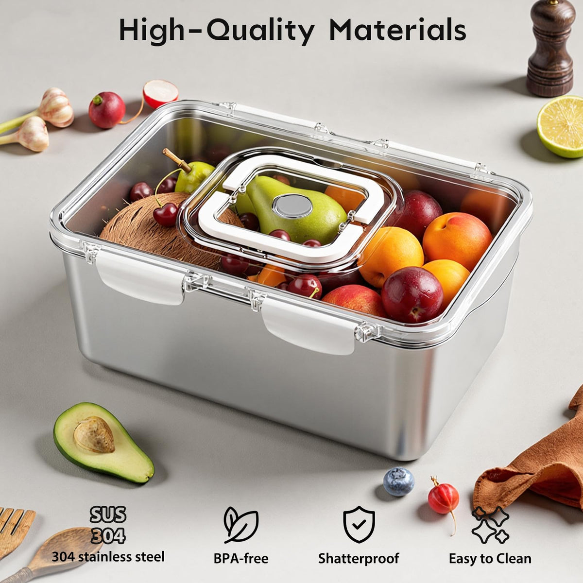 Freshmage large-capacity 7L design supports batch cooking and family meals.