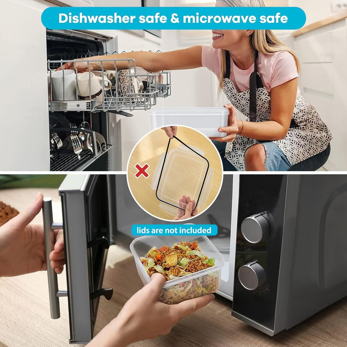 Freshmage leakproof fridge container ensures secure lid storage