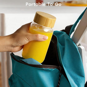Freshmage bottle with measurement markings to track intake throughout the day.